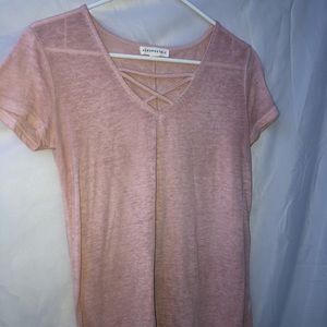 Pink Transparent Tee